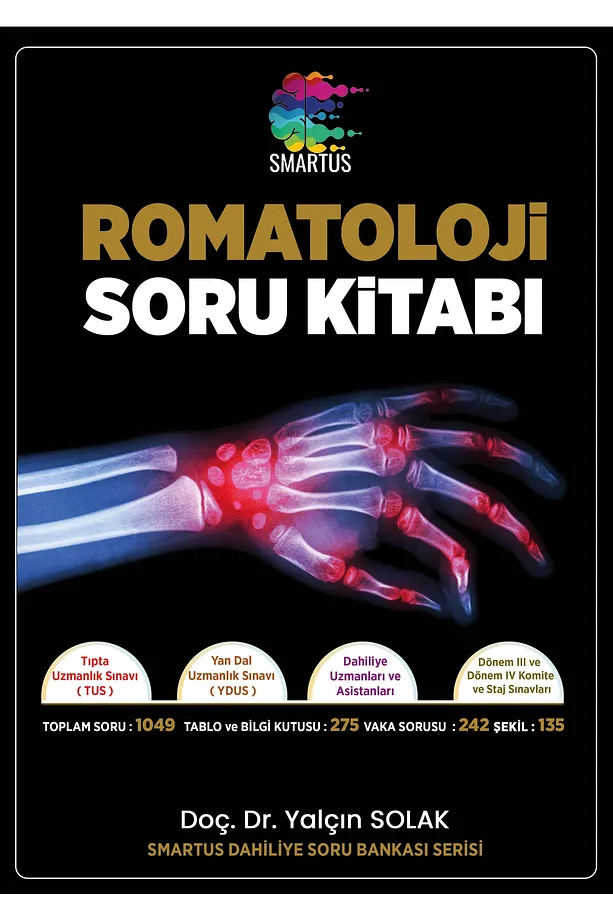 Smartus Romatoloji Soru Kitabı Dahiliye Soru Bankası Serisi